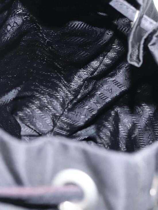 PRADA Backpack Nylon Black Silver main image 16